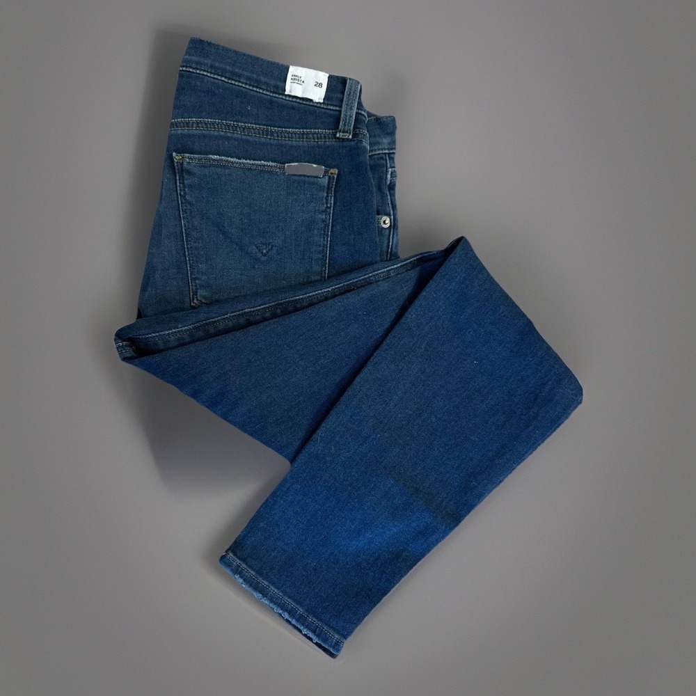 Hudson Krista Super Skinny Ankle Jeans Women's 28 Mid Rise Stretch Denim